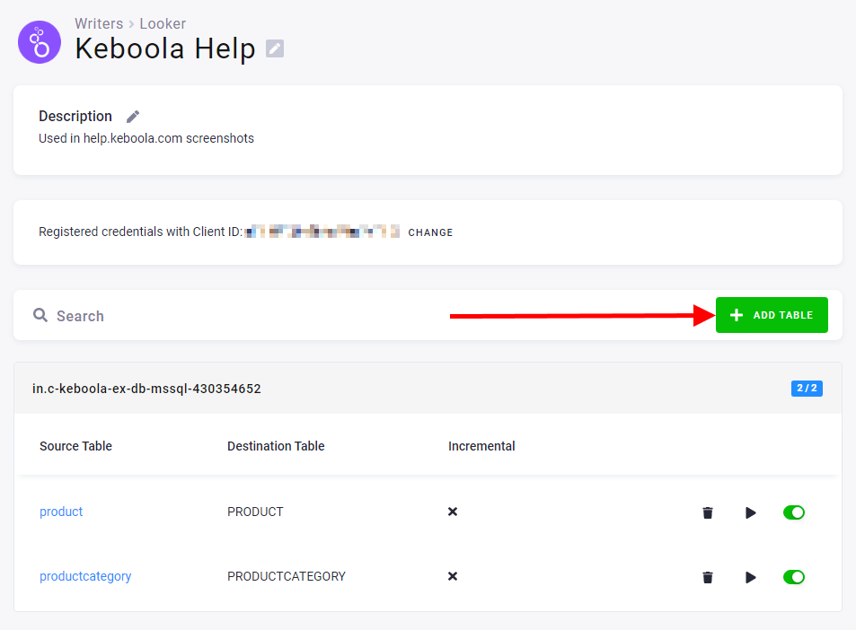 New configuration