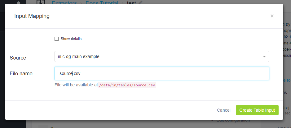 Screenshot -- Input Mapping Detail